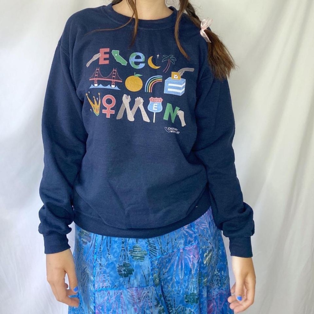 CALIFORNIA WOMENS elect more women crewneck